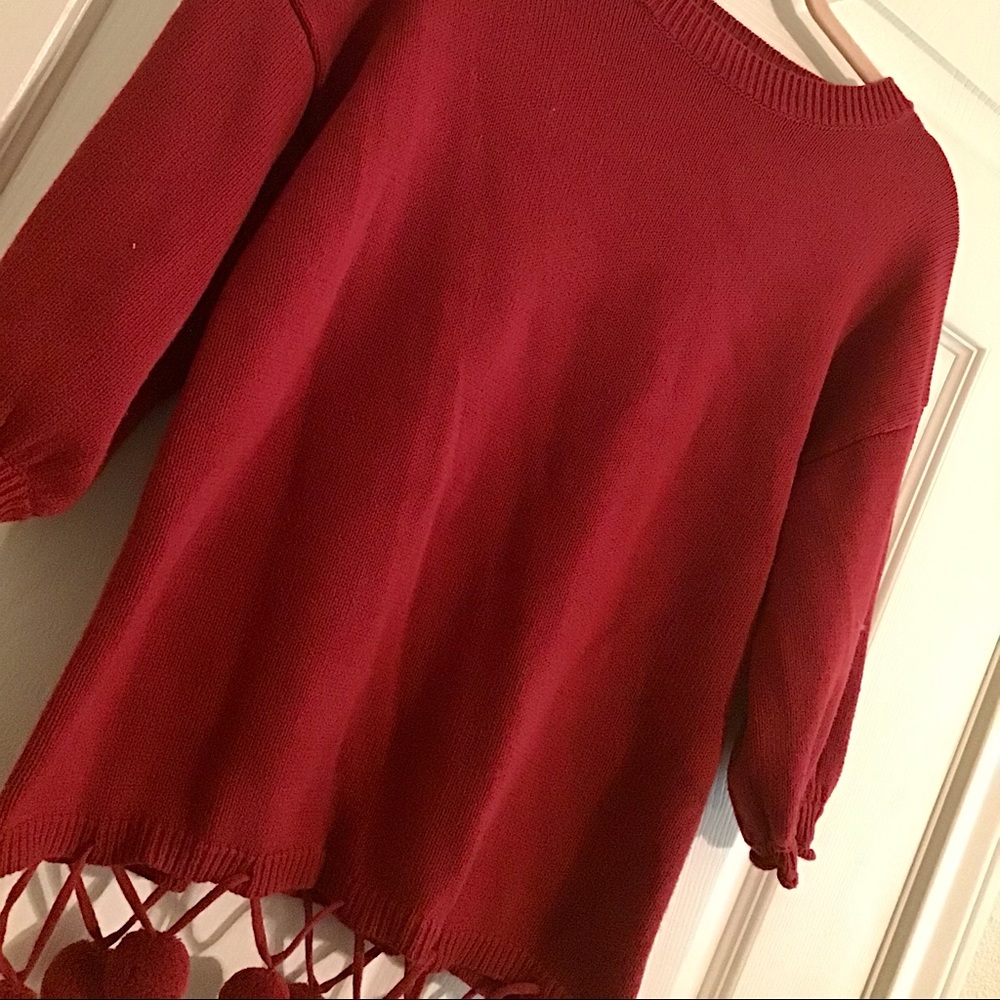 red sweater ♡︎